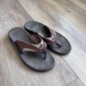 Reef Men's Brown and Grey Flipflops